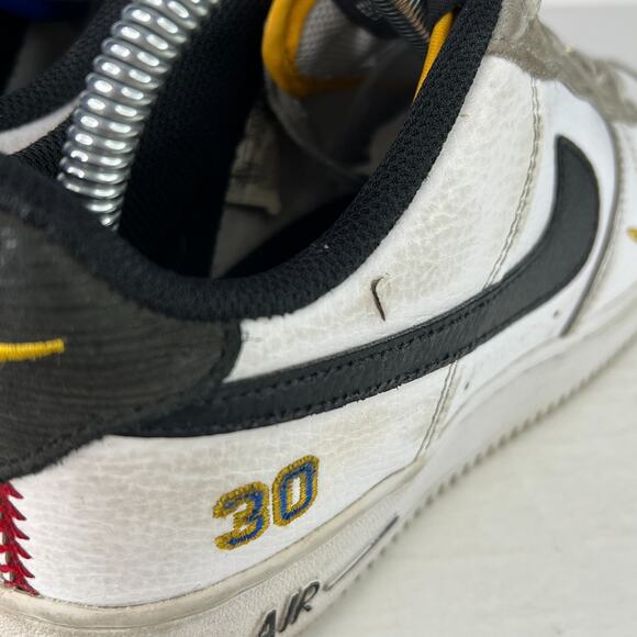 Nike Air Force 1 Low Ken Griffey Jr Sr Sneakers FLAW DJ5195-100 White 6Y, 7.5W - Picture 7 of 11